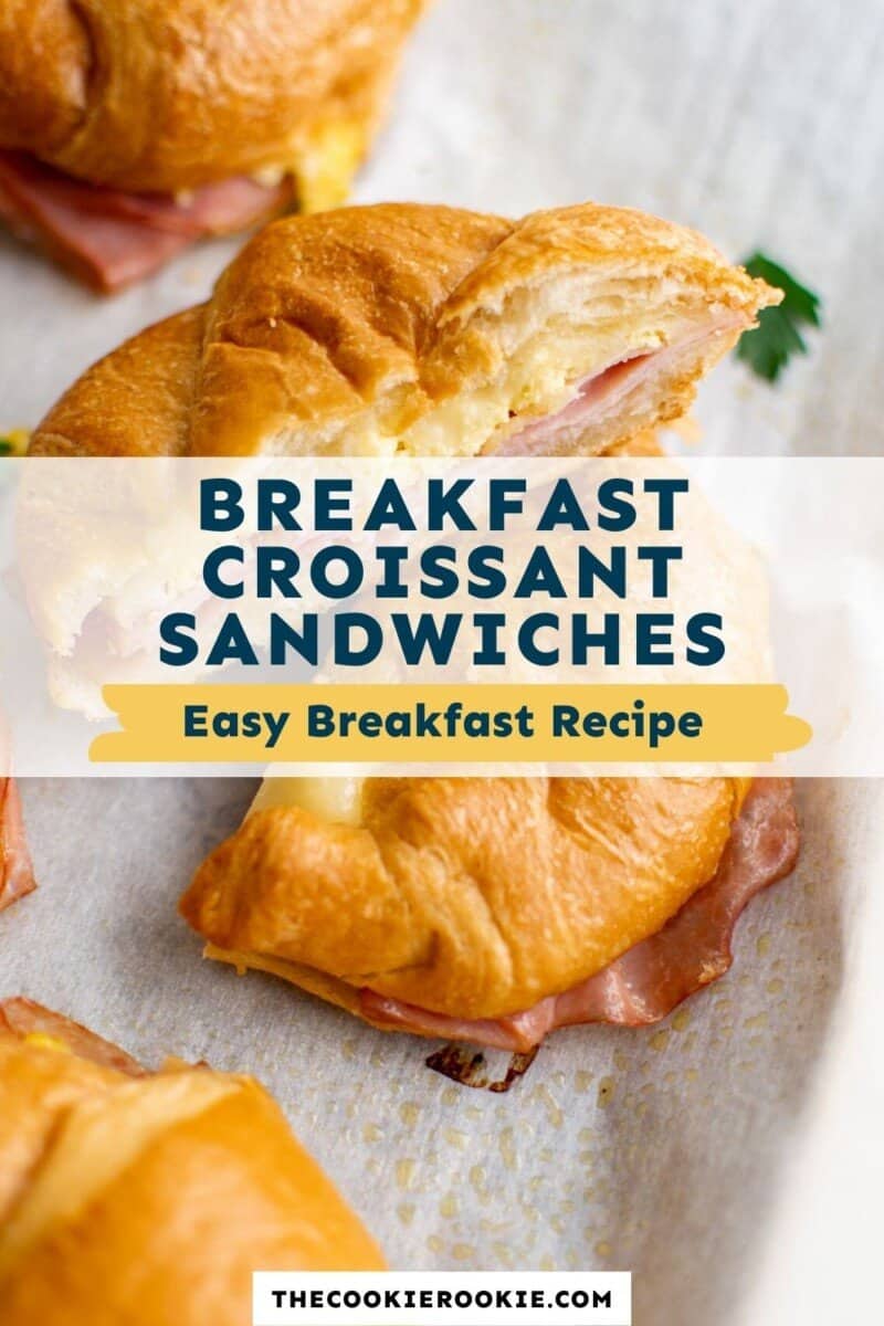 croissant breakfast sandwiches pinterest.