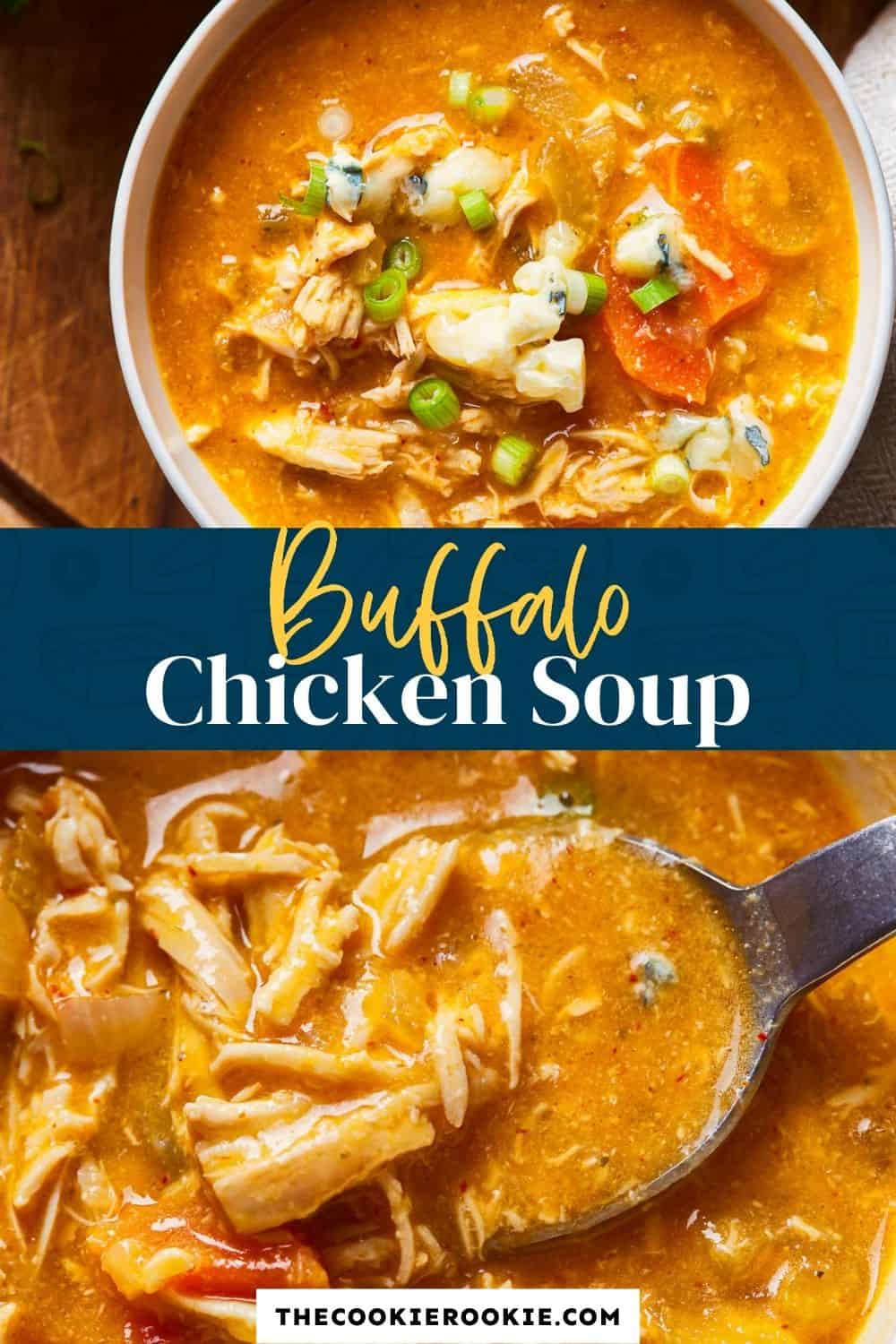 Buffalo Chicken Soup (Healthy!) The Cookie Rookie®