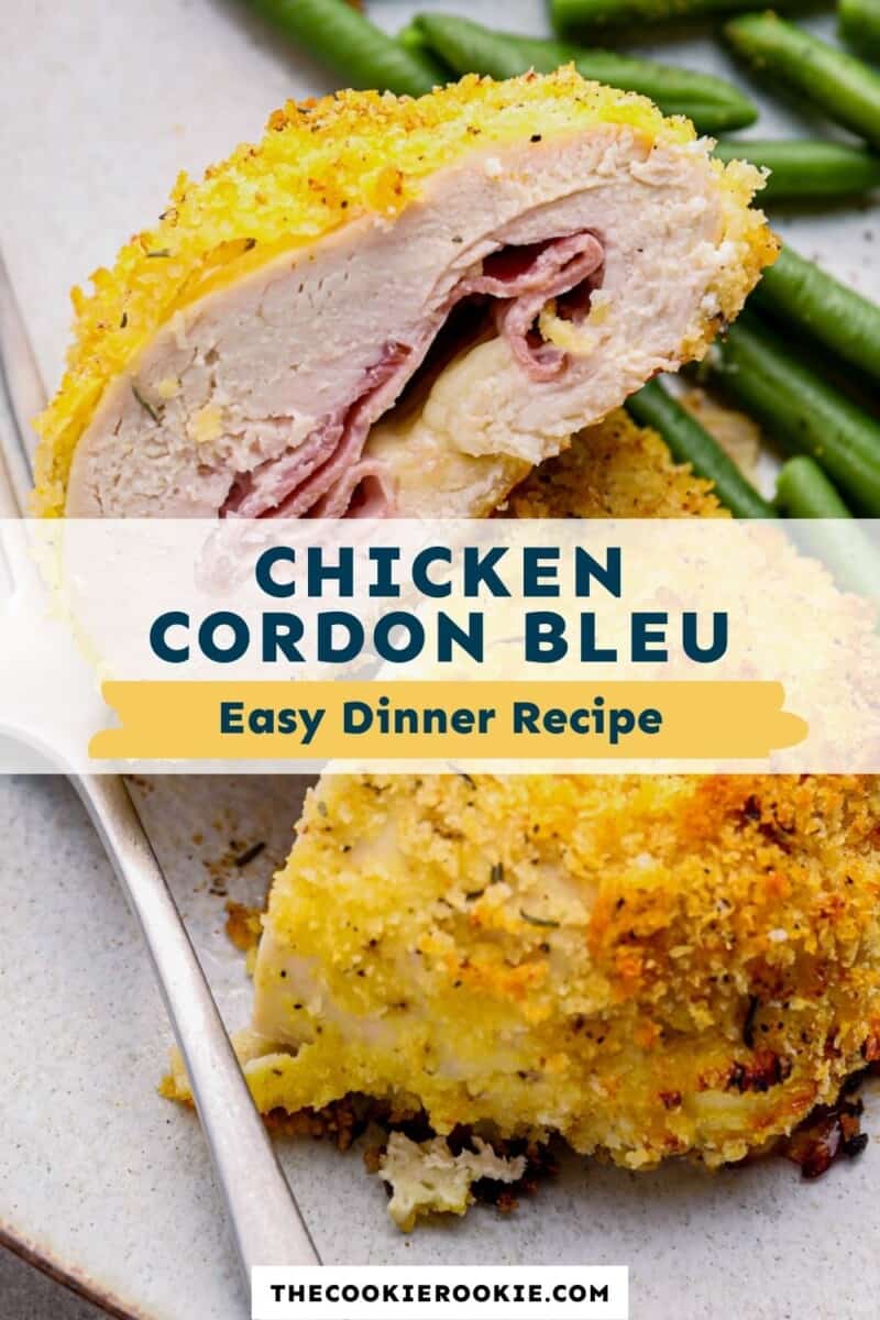 chicken cordon bleu baked pinterest.