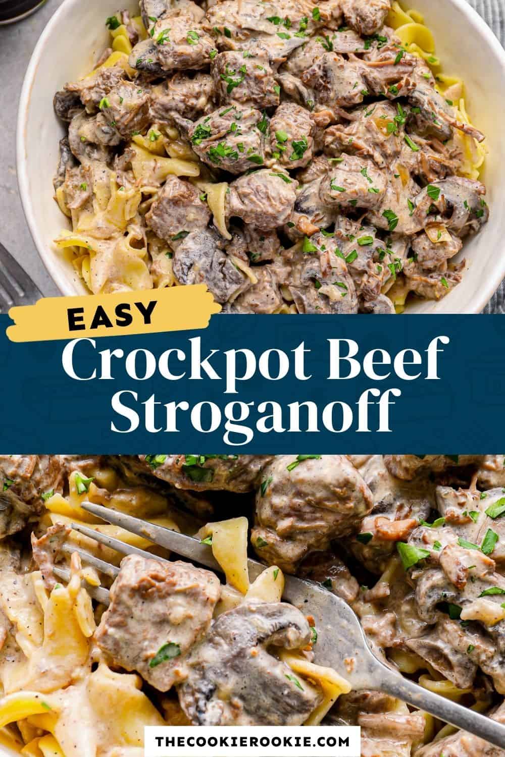 Crockpot Beef Stroganoff Recipe - The Cookie Rookie®