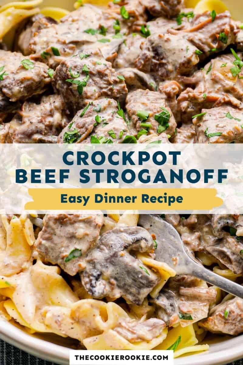 crockpot beef stroganoff pinterest.