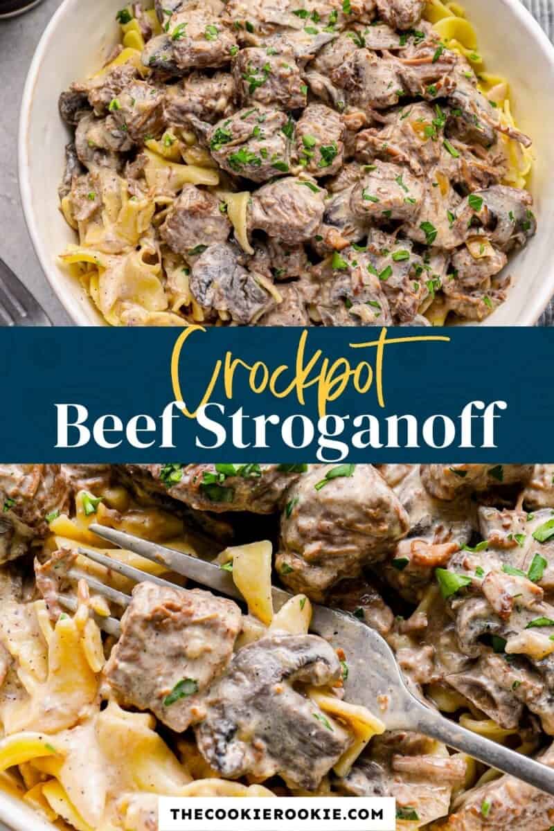 crockpot beef stroganoff pinterest.