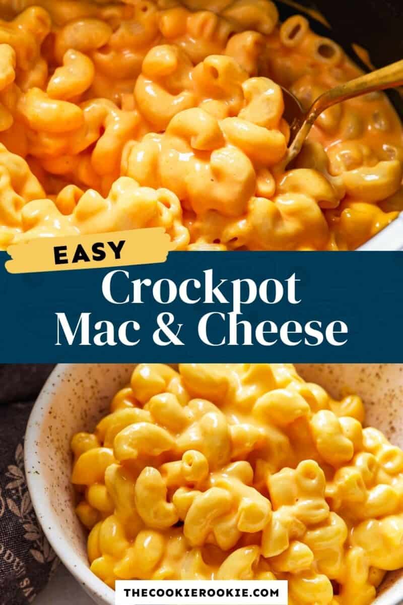 easy crockpot mac n cheese pin