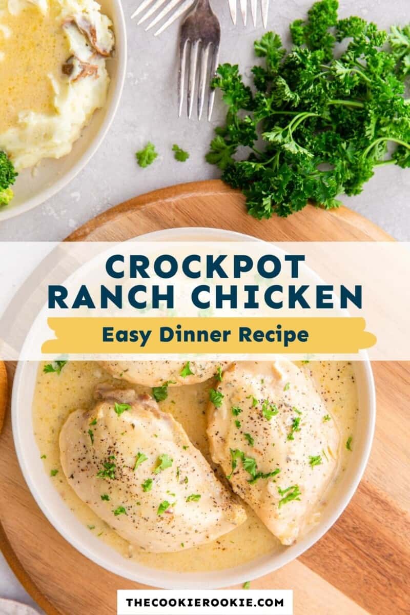 crockpot ranch chicken pinterest.