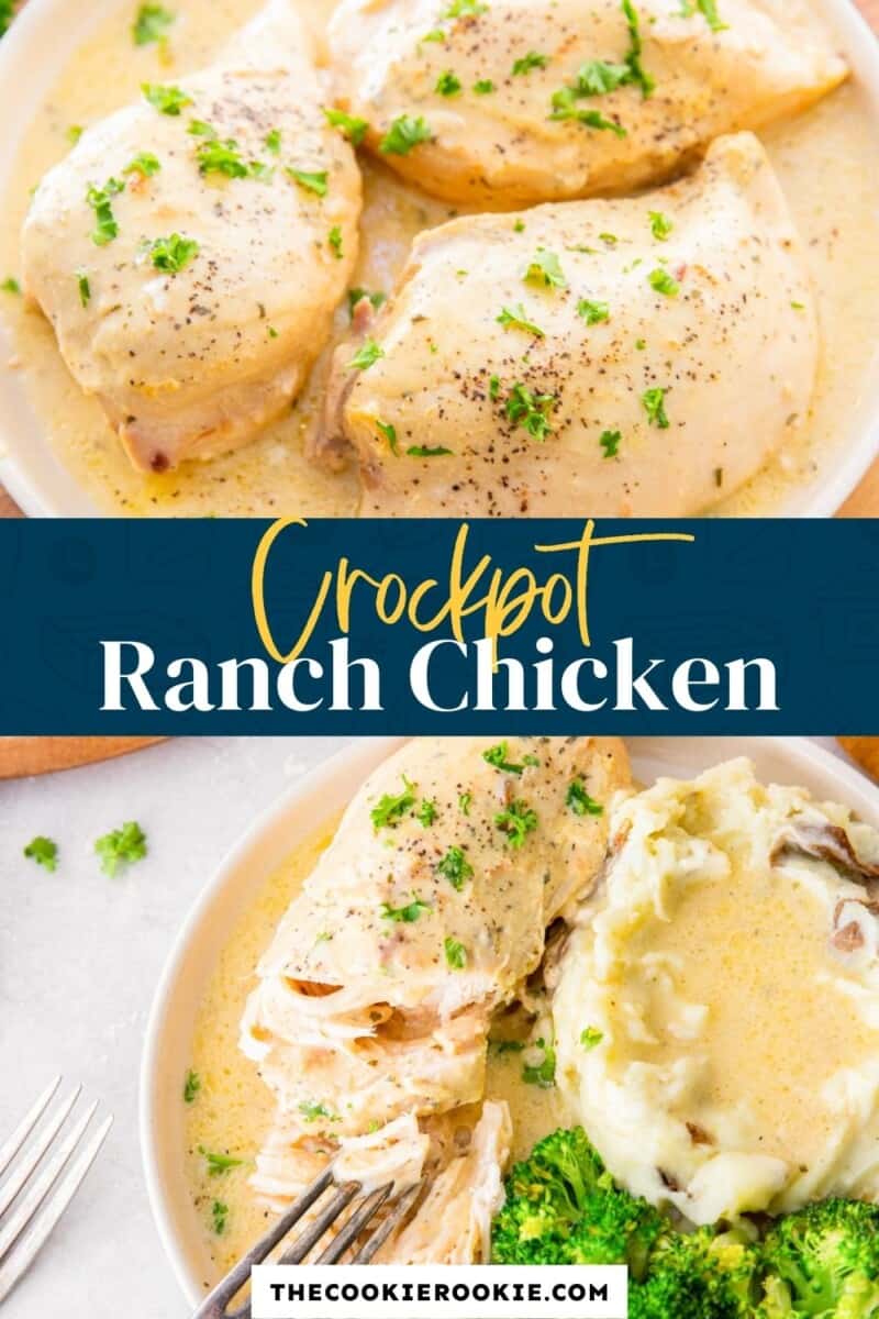 crockpot ranch chicken pinterest.