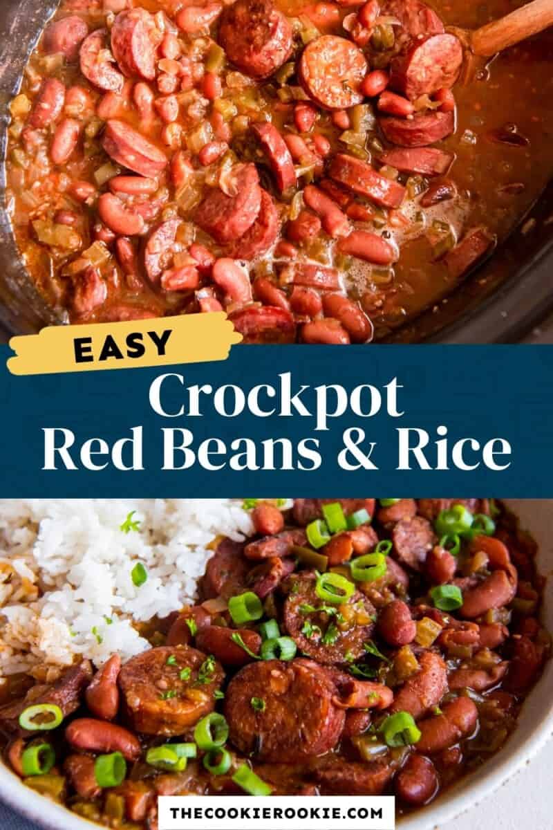 crockpot red beans and rice pinterest.