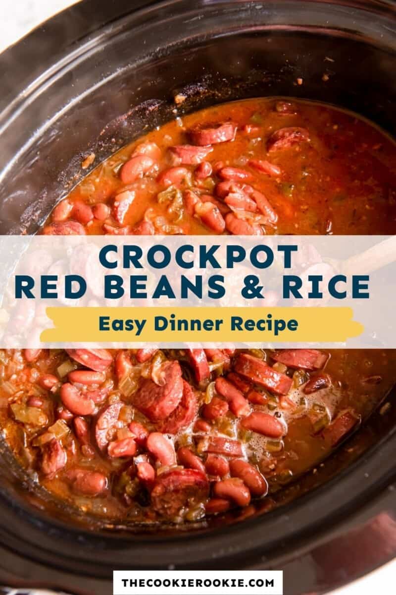 crockpot red beans and rice pinterest.