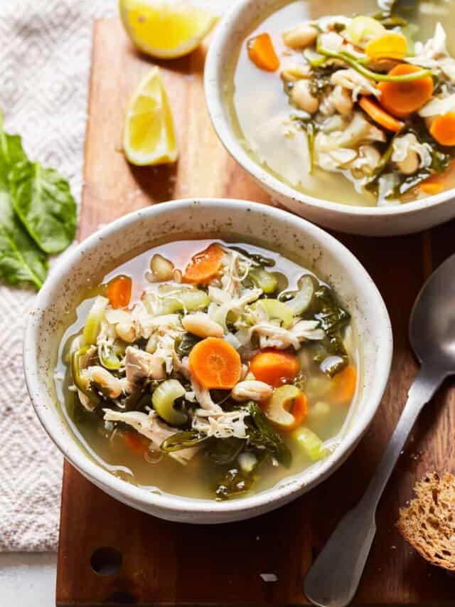 crockpot tuscan chicken soup