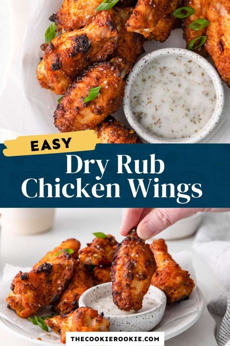 dry rub chicken wings pinterest.