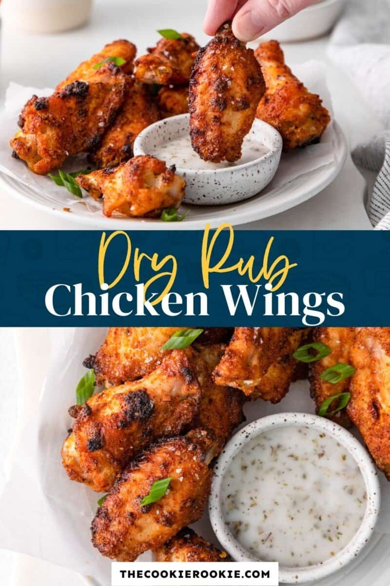 dry rub chicken wings pinterest.
