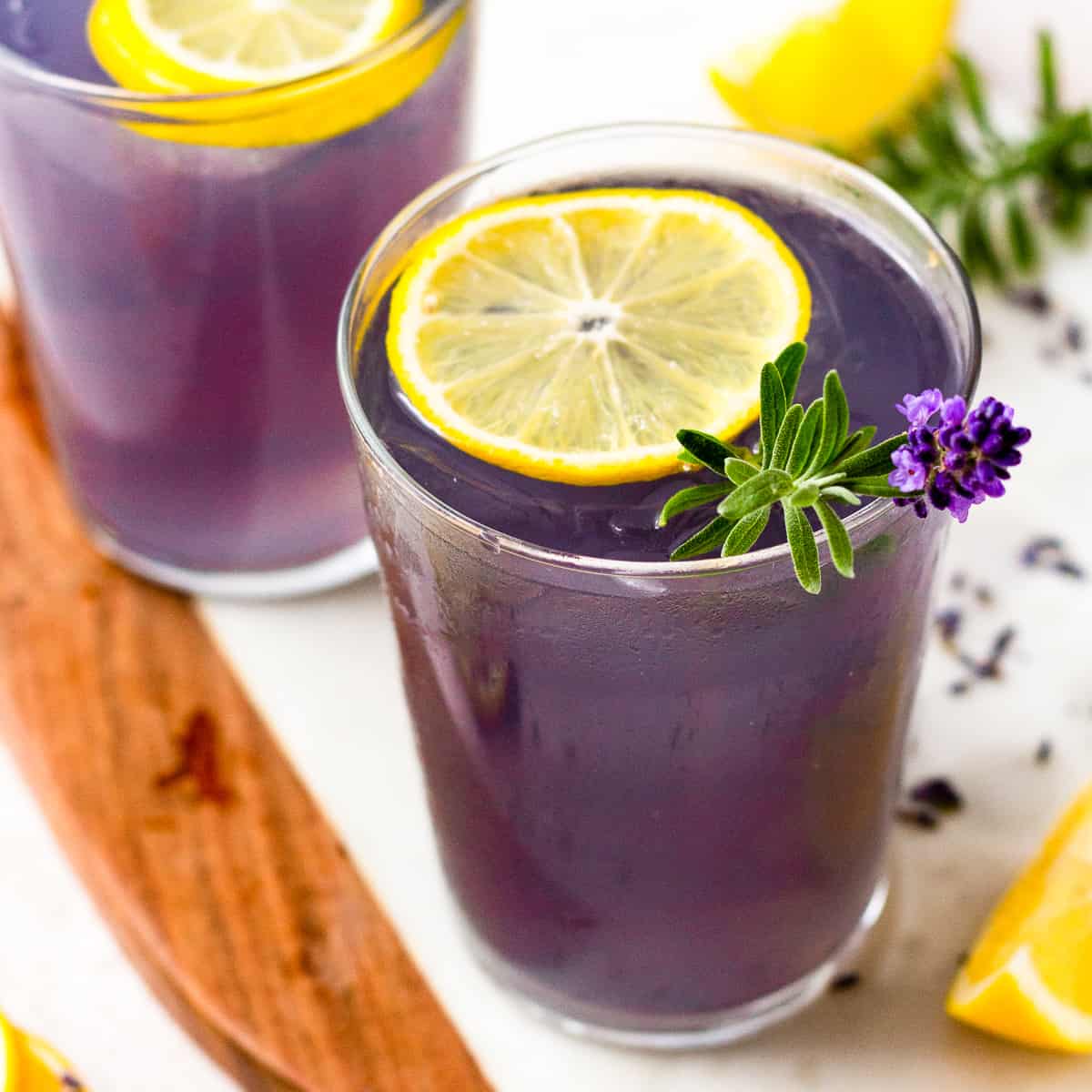 Lavender Lemonade Recipe (Mocktail or Cocktail)