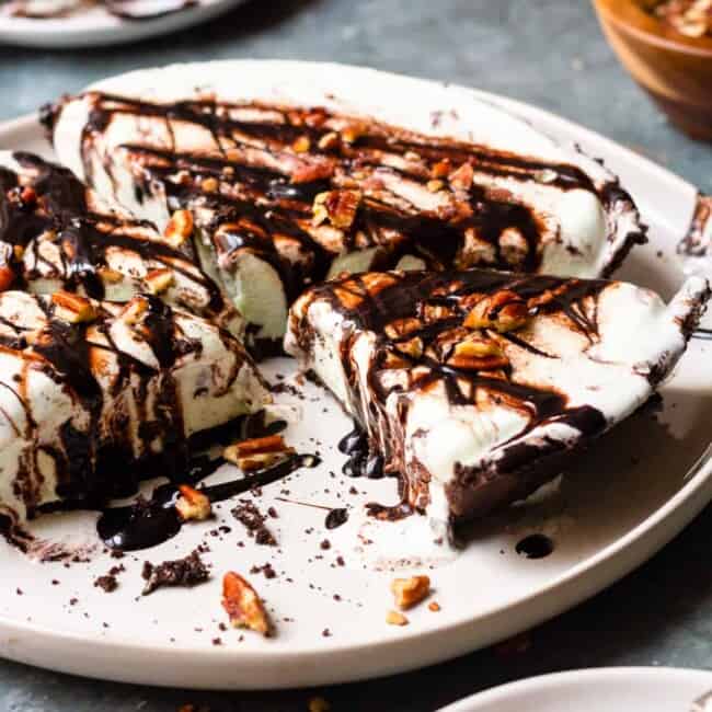 mint chocolate ice cream pie