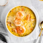 featured shrimp corn chowder.