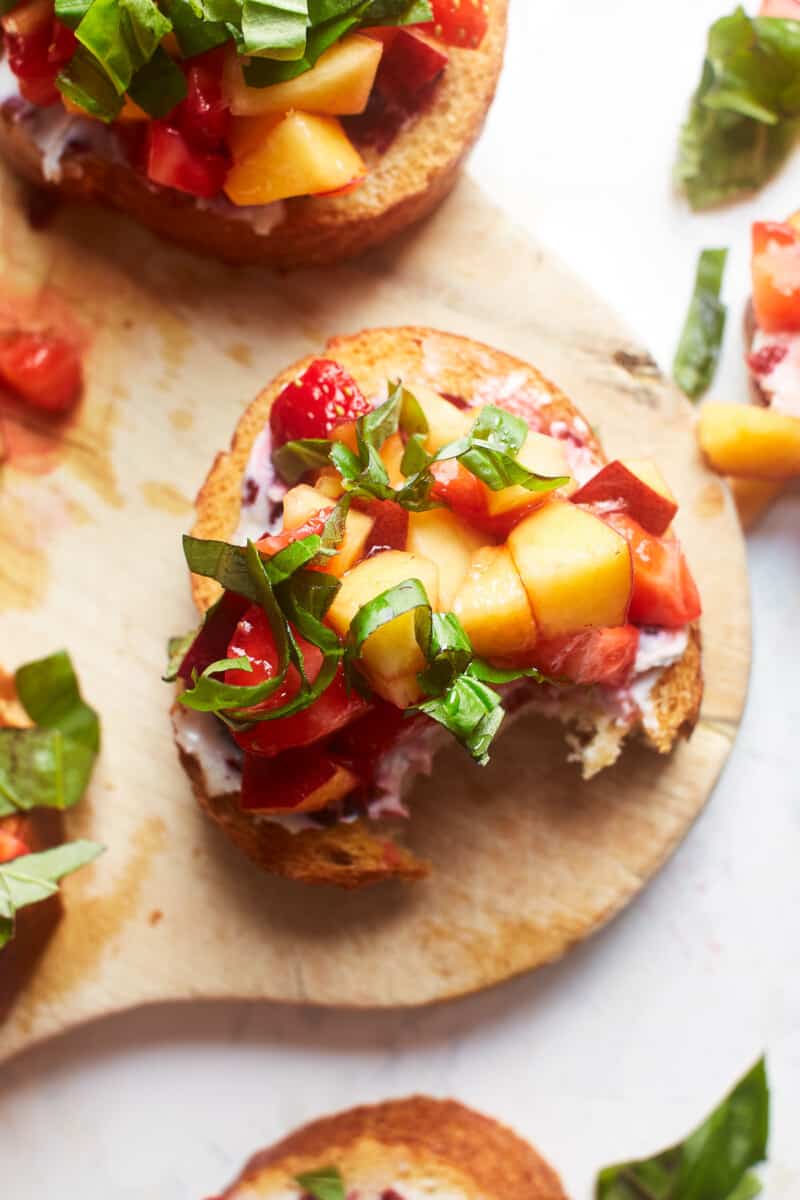 Peach and Strawberry Bruschetta Recipe - 23