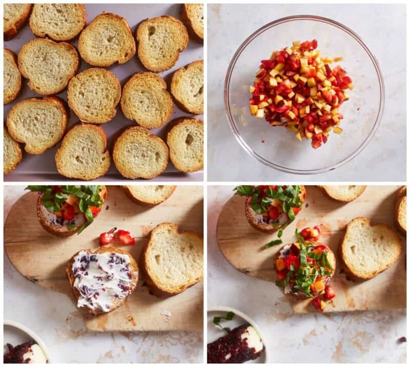 Peach and Strawberry Bruschetta Recipe - 77