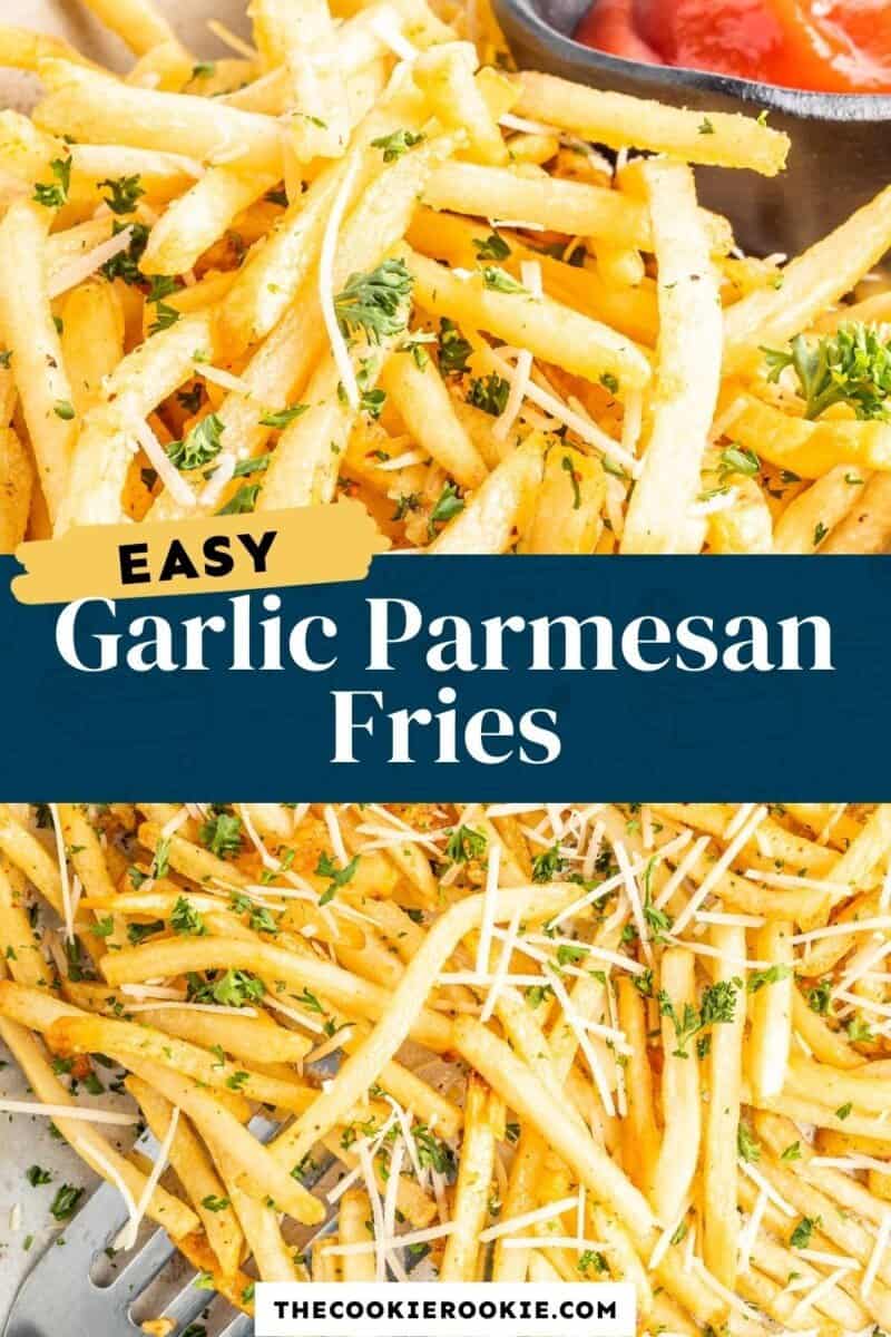 garlic parmesan fries pinterest.