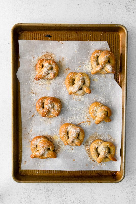 Garlic Parmesan Soft Pretzels Recipe The Cookie Rookie®