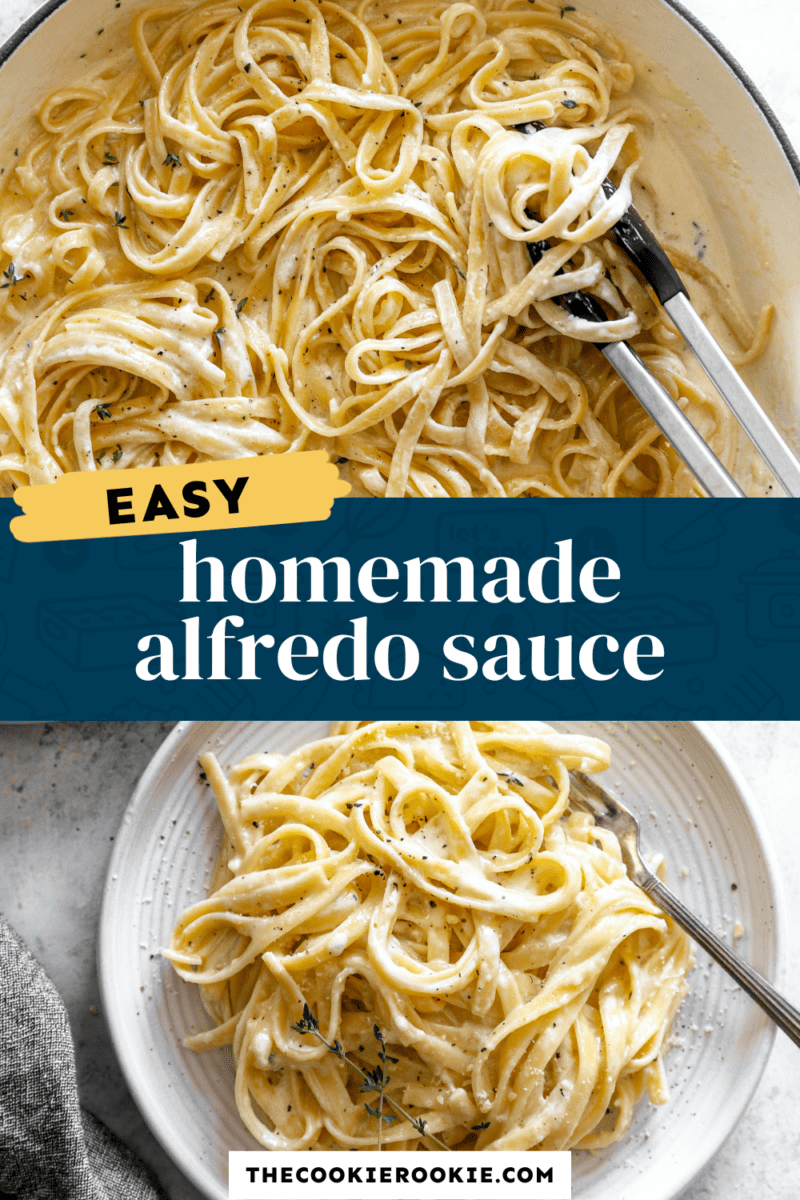 homemade alfredo sauce pinterest