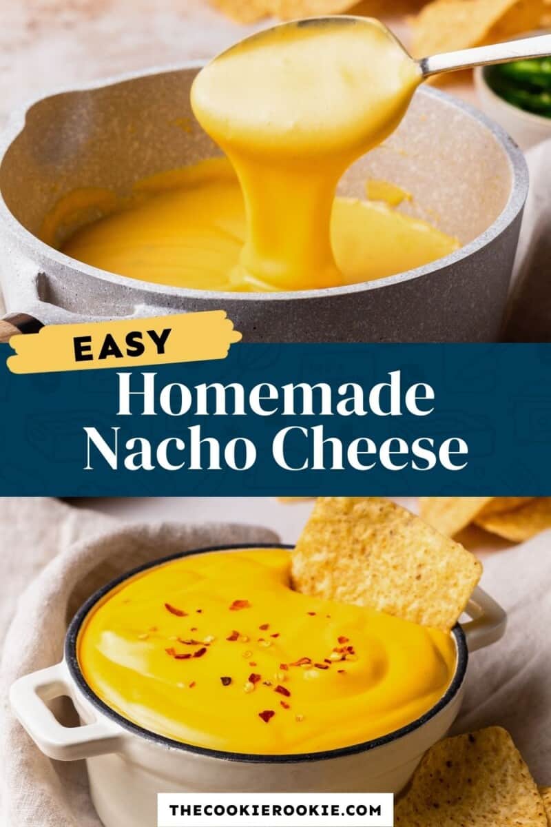 easy nacho cheese sauce pin