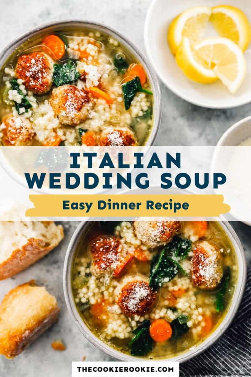 Italian Wedding Soup - The Cookie Rookie®