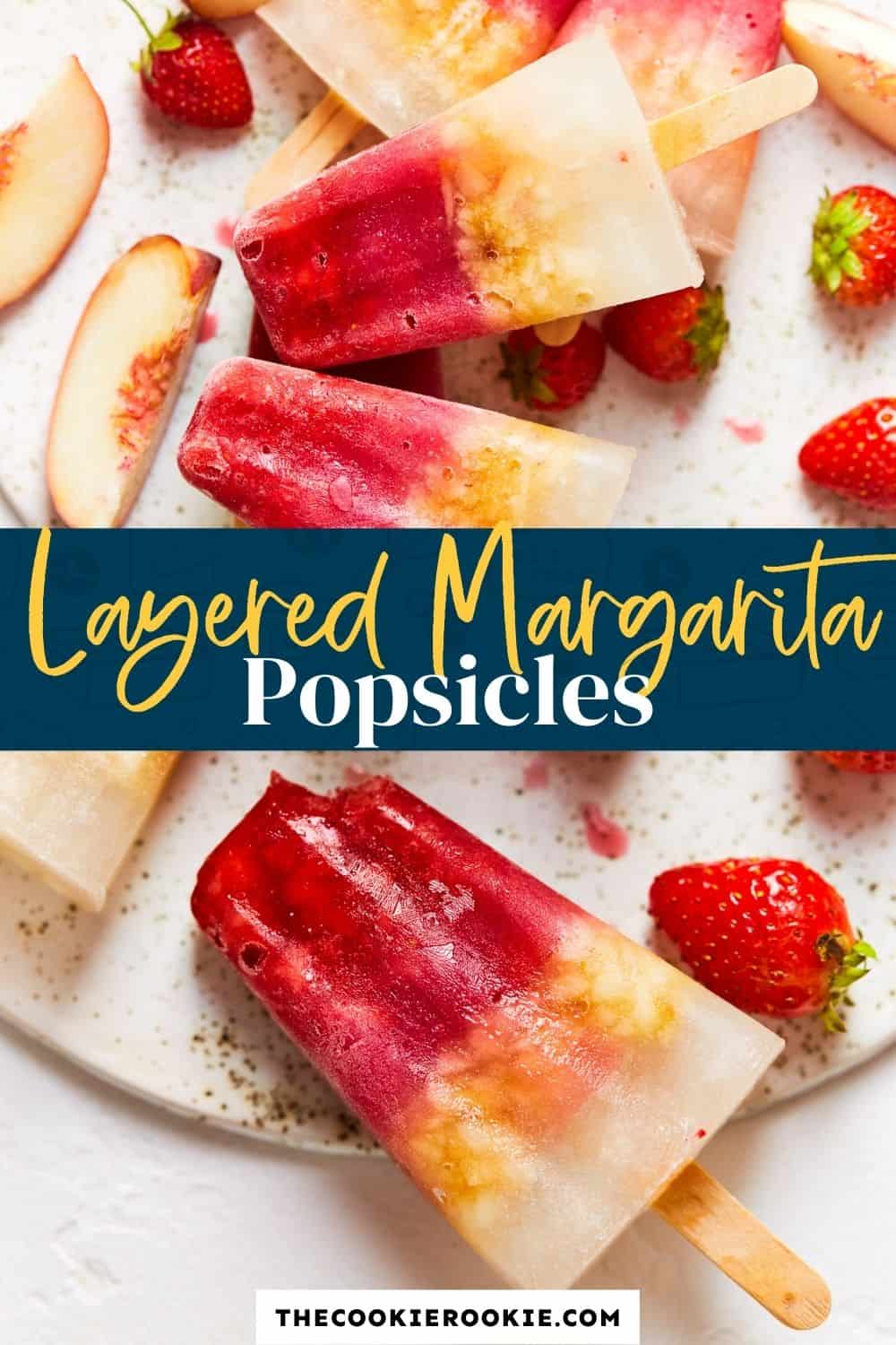 Layered Margarita Popsicles The Cookie Rookie®