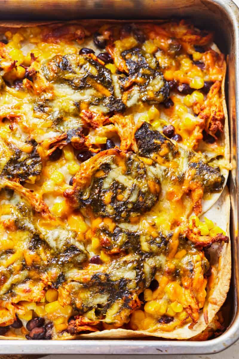 mexican lasagna bake