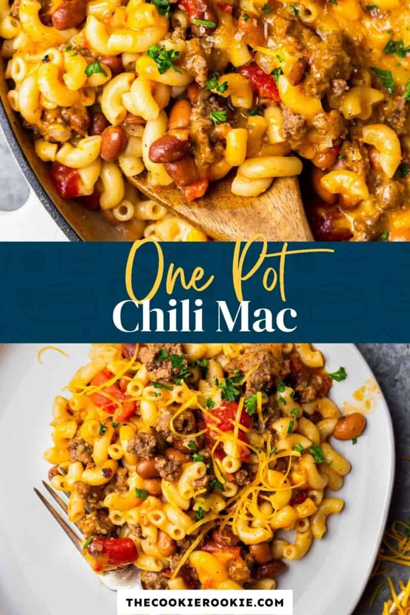 one pot chili mac pin