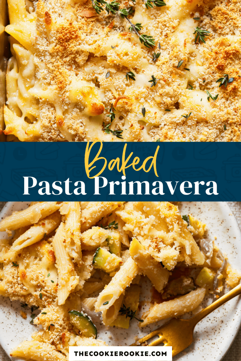 Pasta Primavera with Cream Cheese Alfredo