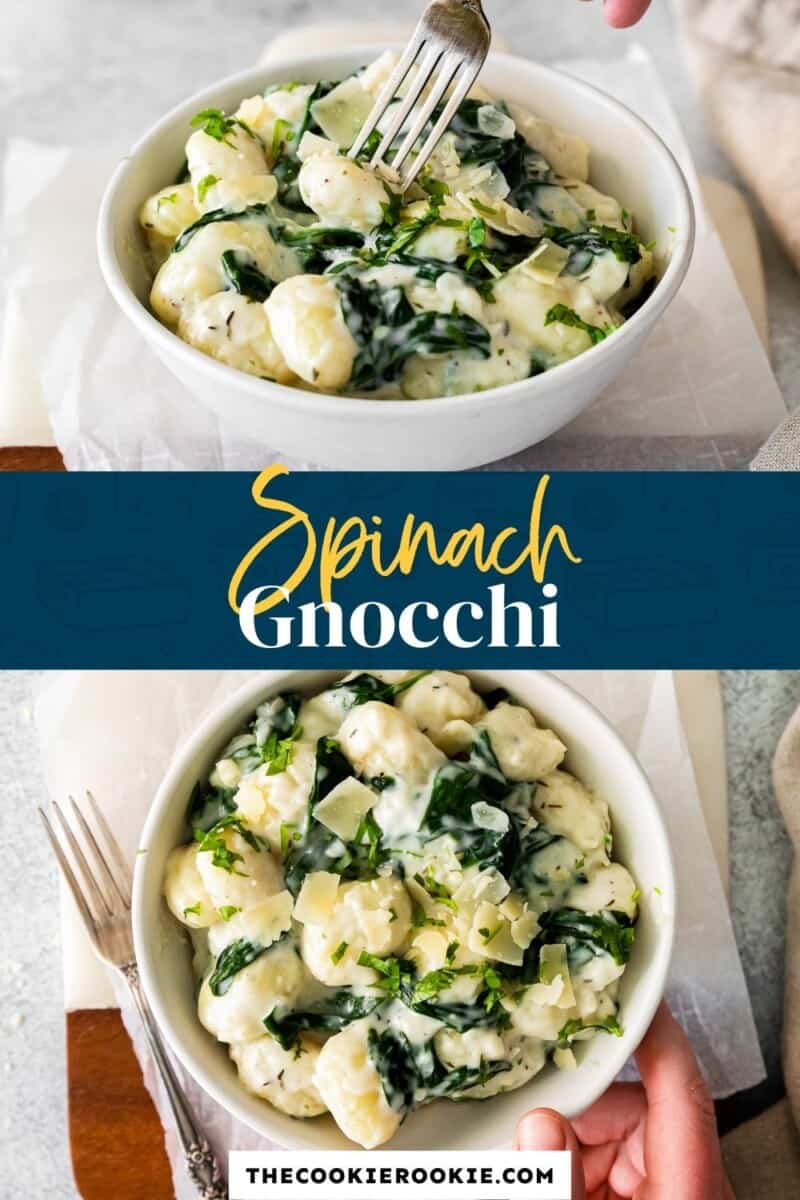 parmesan spinach gnocchi pinterest.