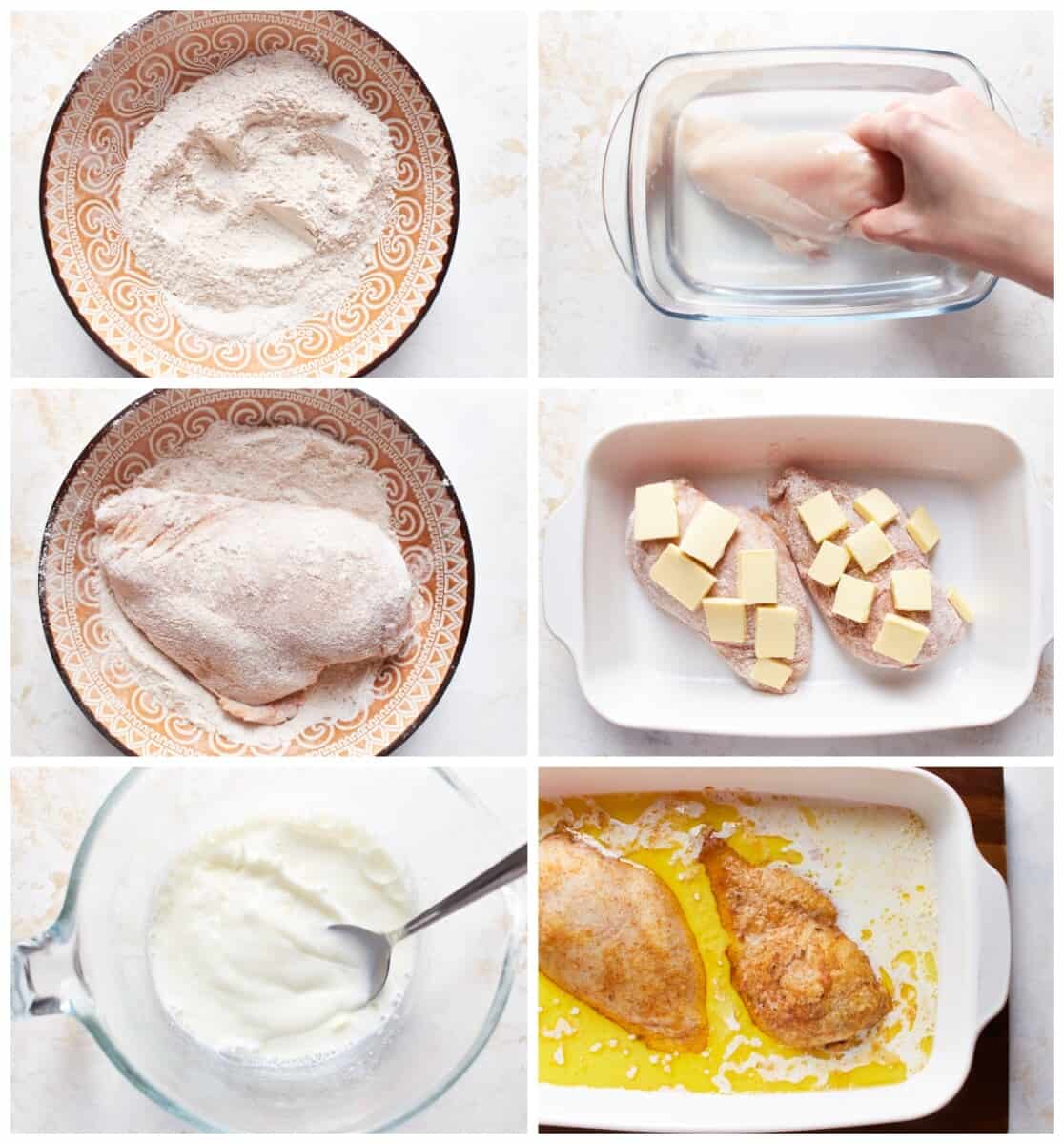 how to make butter baked chicken step by step photos