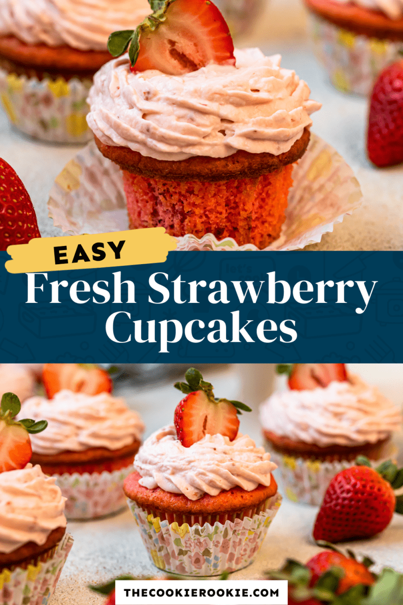strawberry cupcakes pinterest.