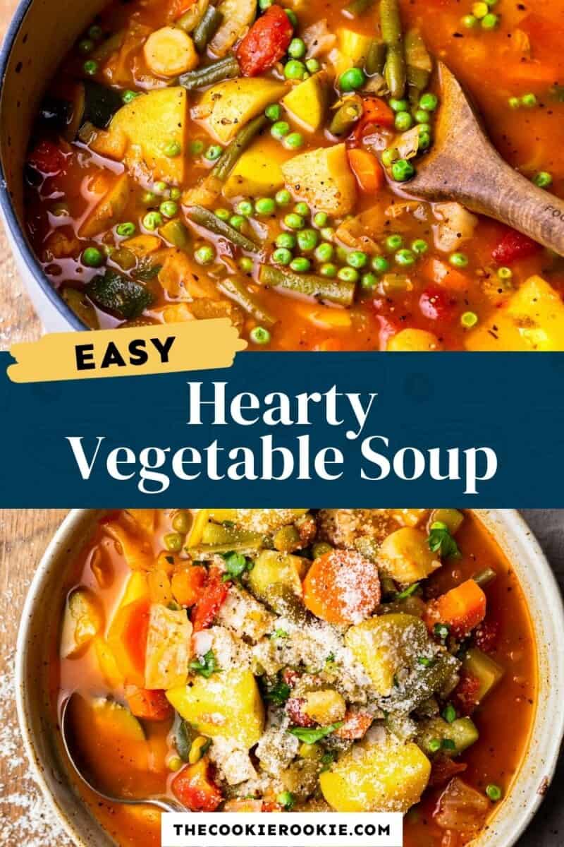 hearty vegetable soup pin