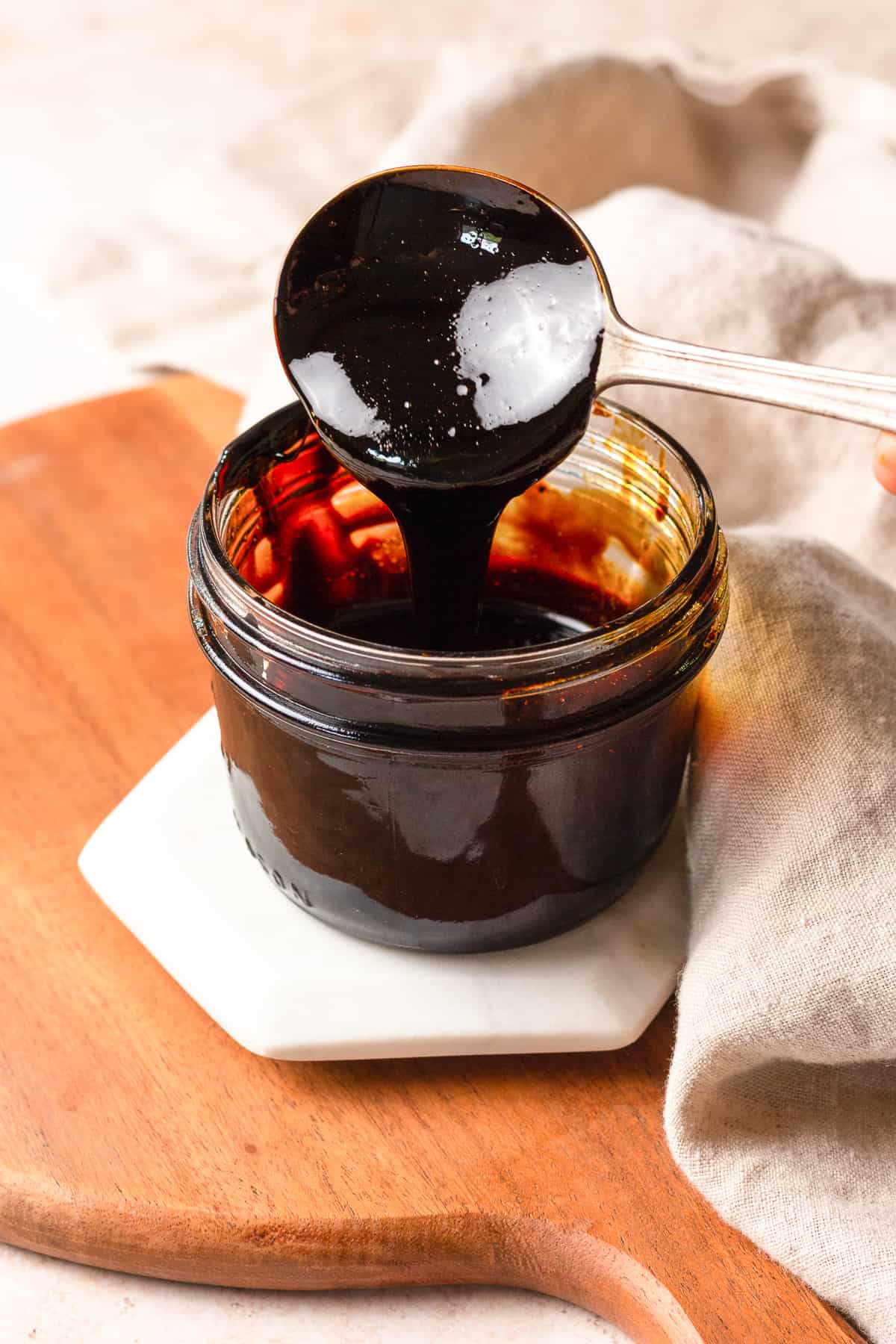 How to Make Balsamic Glaze Reduction {Sauce} - FeelGoodFoodie