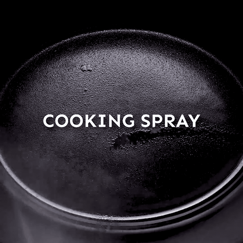cooking spray in a crockpot