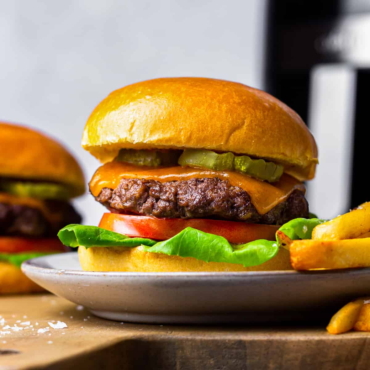 Air Fryer Hamburgers (Quick & Juicy!) - The Cookie Rookie®