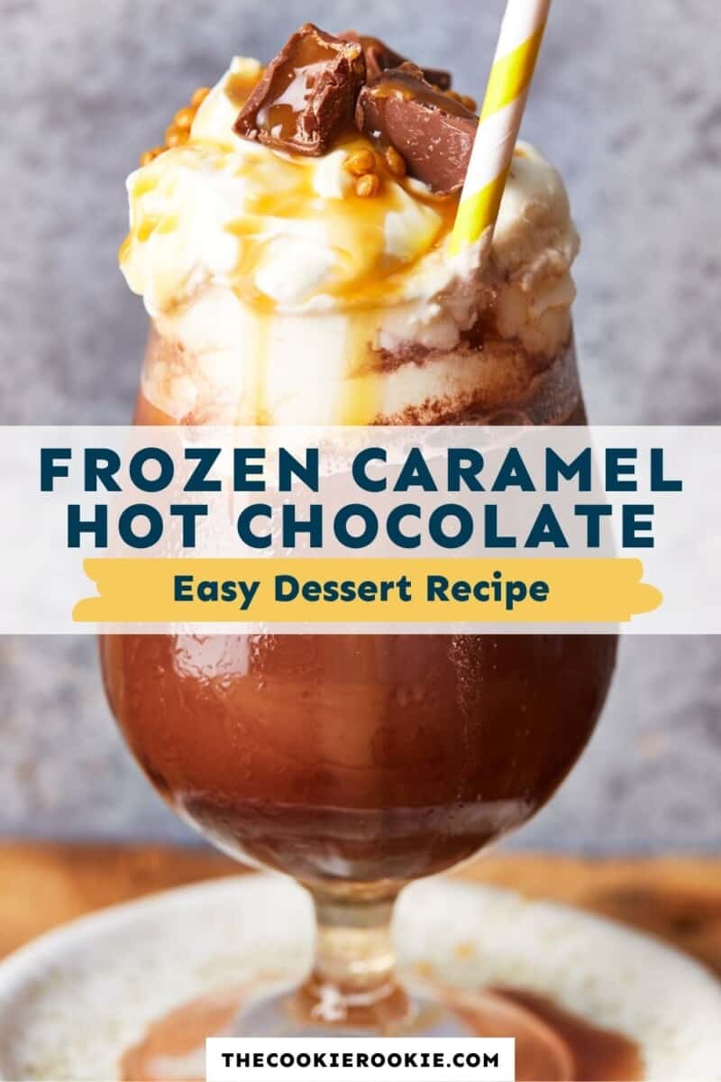 frozen caramel hot chocolate pin