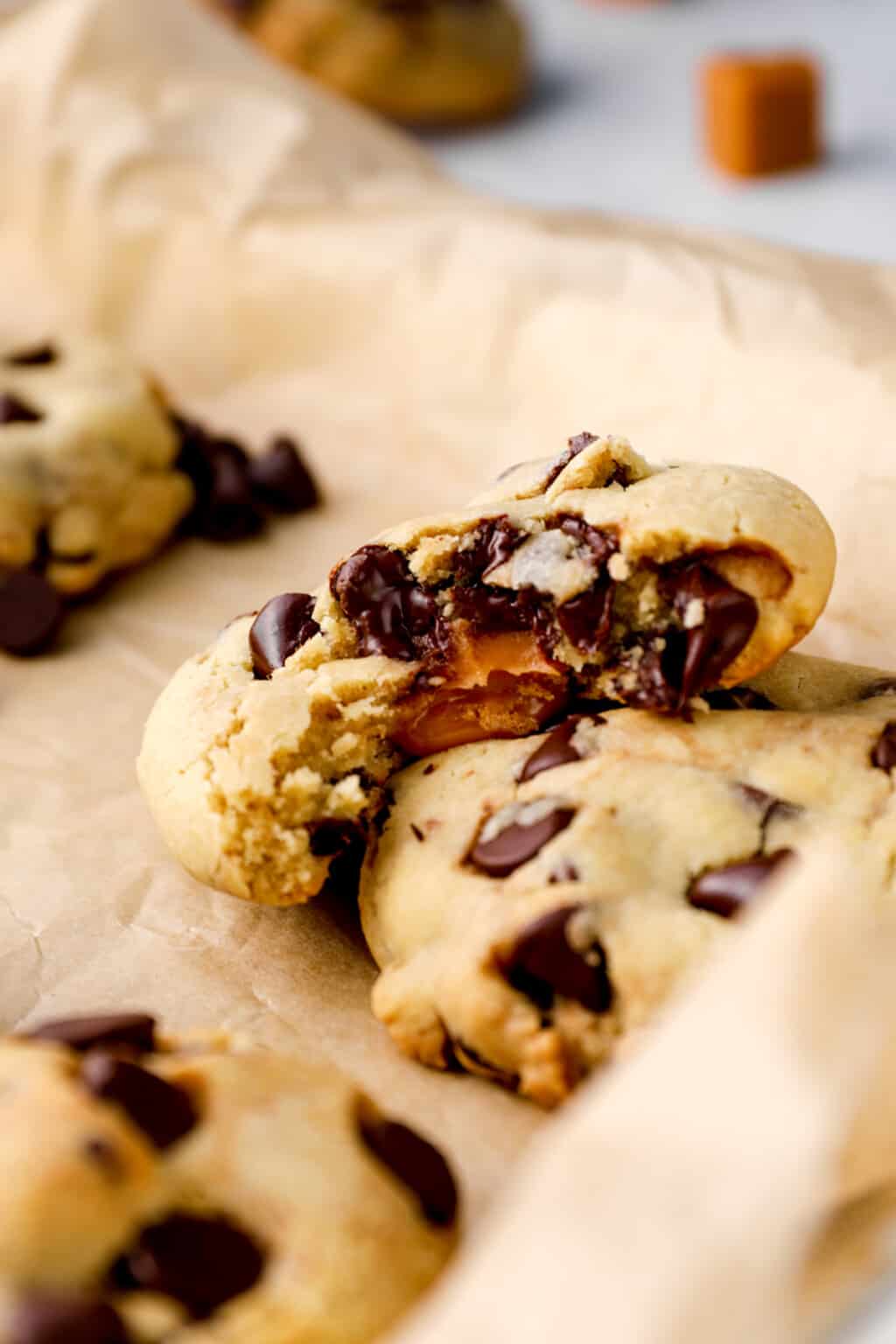 Caramel Stuffed Cookies Recipe The Cookie Rookie®