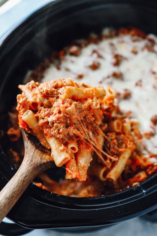 Crockpot Baked Ziti Recipe The Cookie Rookie®