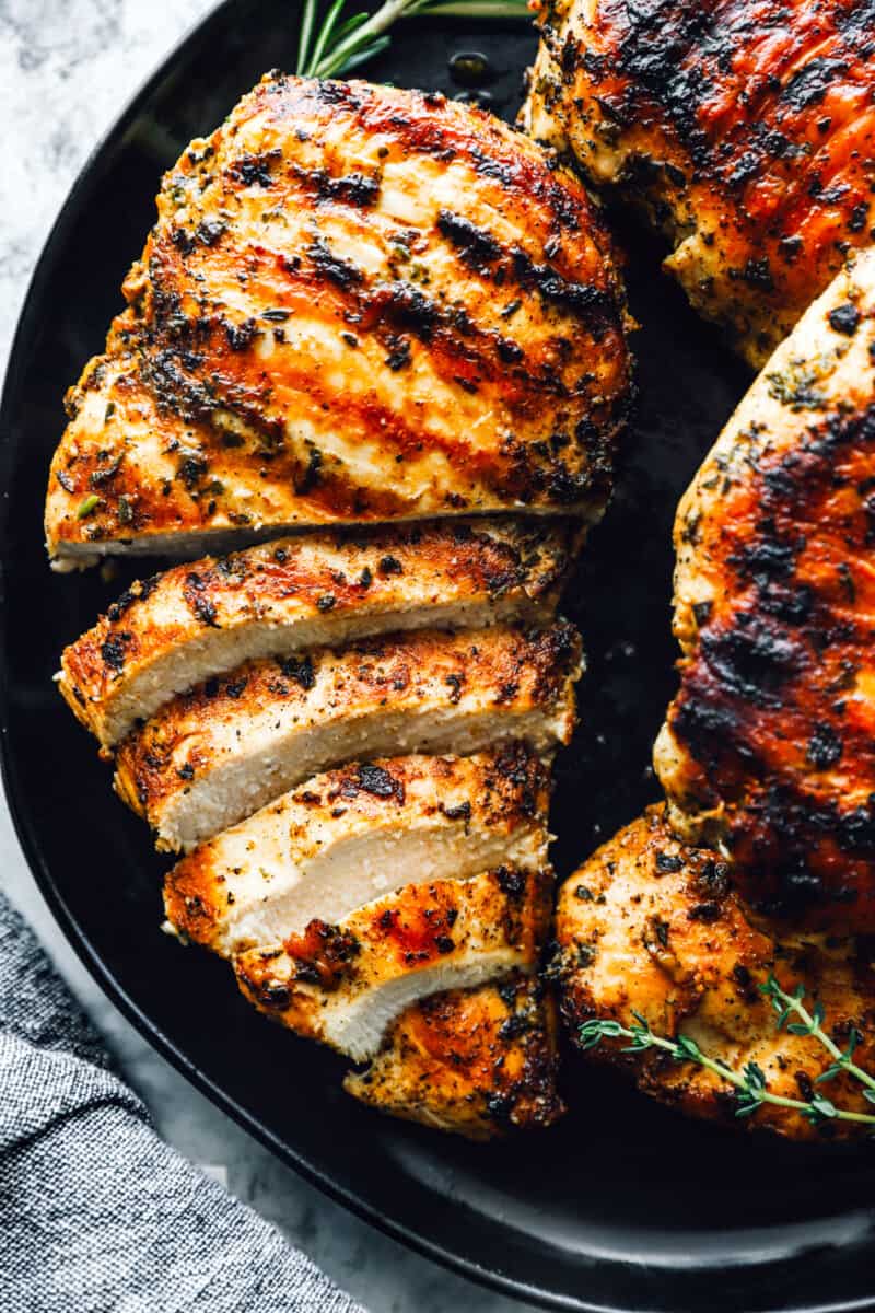 garlic herb marinated chicken breast