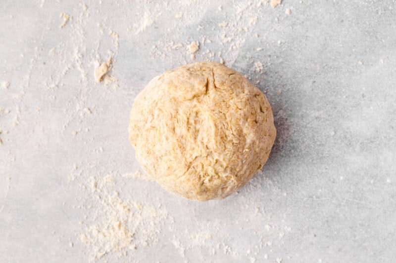 a ball of dough