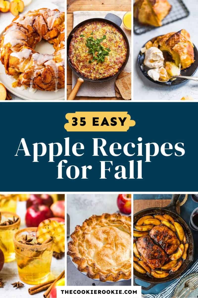 35 ricette facili con le mele per l'autunno