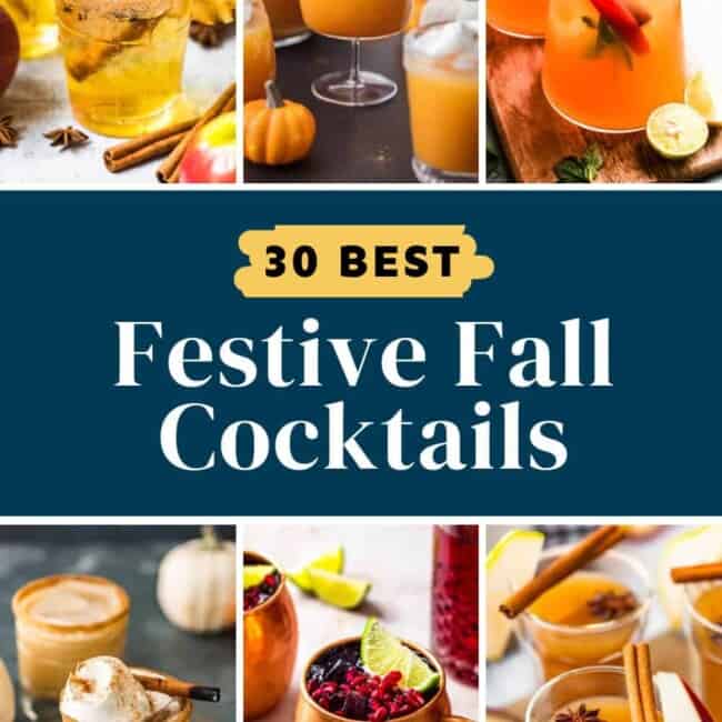 30 best fall cocktails Pinterest