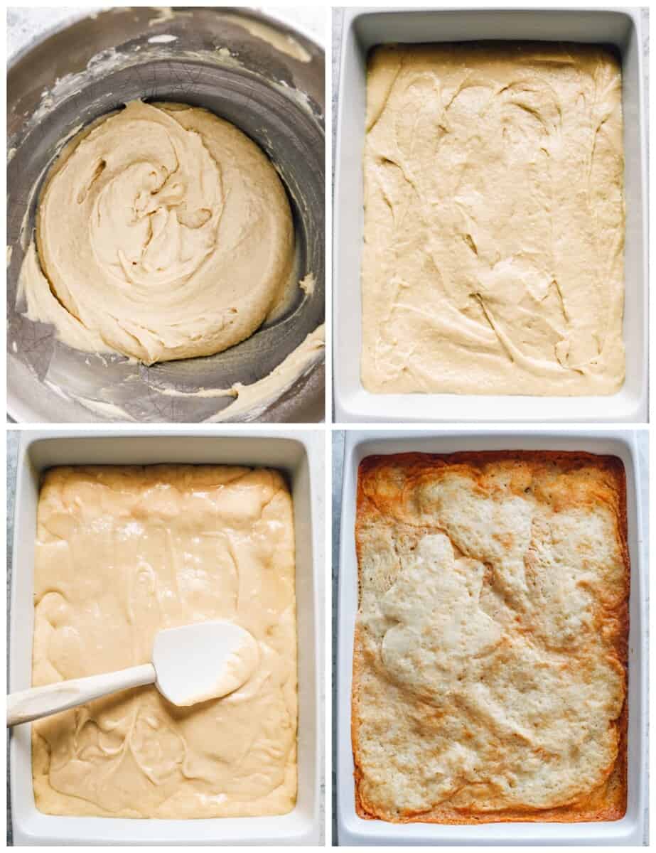 how to make gooey butter cake step by step photos