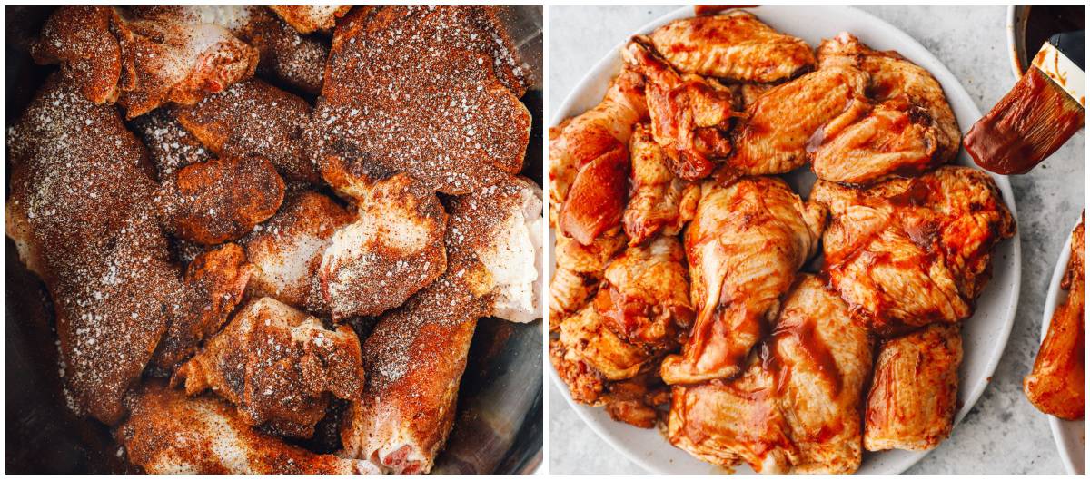 how to make grilled BBQ chicken step by step photos