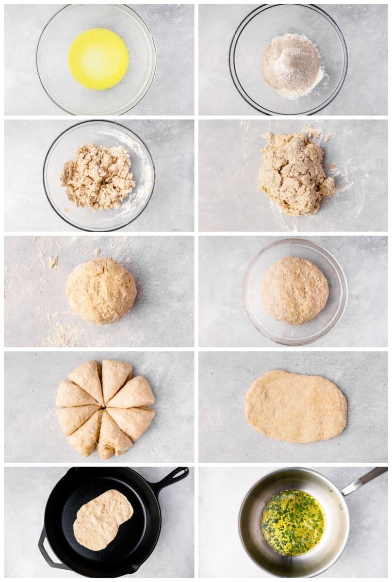 how to make naan bread step by step photos