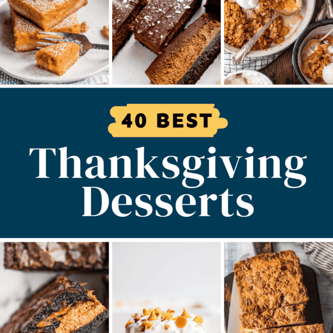 40 best thanksgiving desserts Pinterest