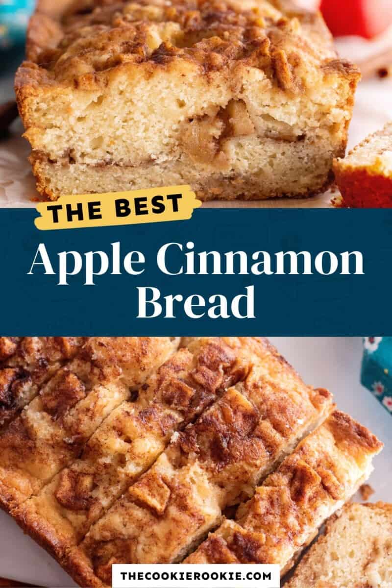 the best apple cinnamon bread Pinterest