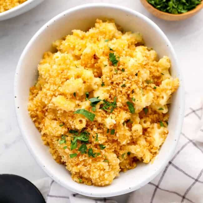 featured mac and cheese casserole.