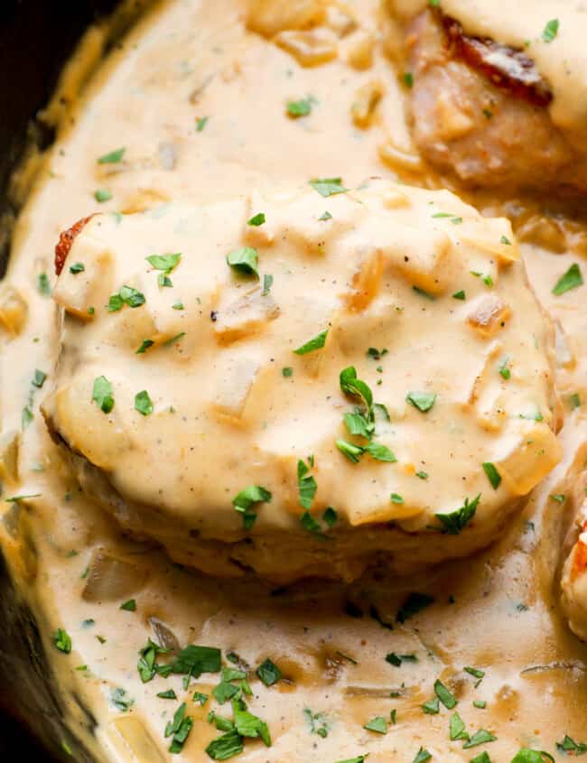 smothered pork chops