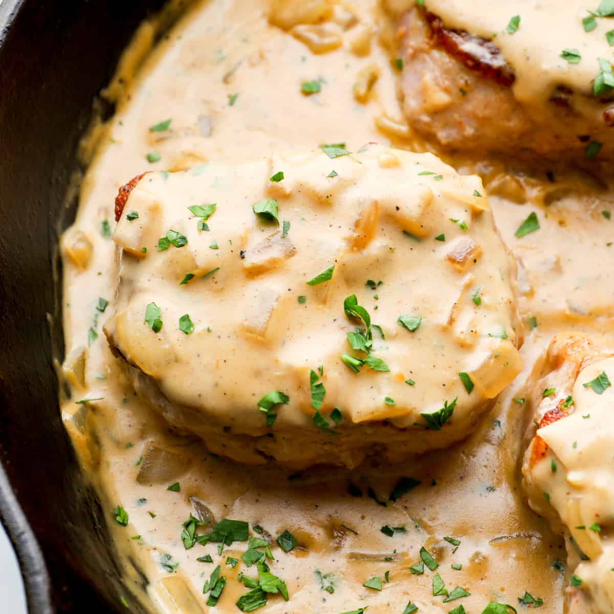 smothered pork chops